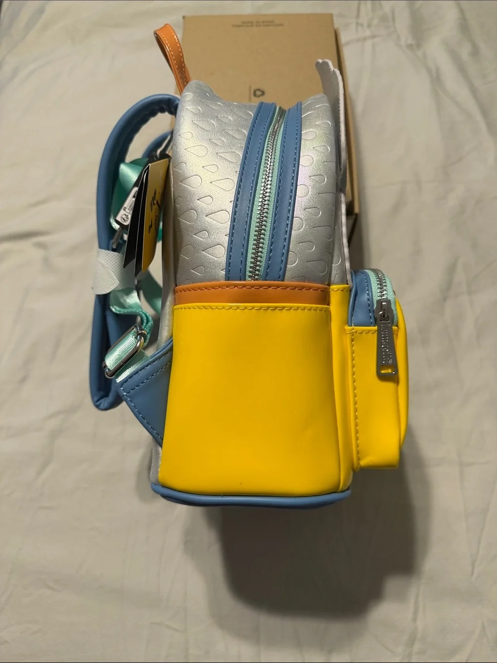 Loungefly Peanuts Snoopy Yellow and Blue Mini Backpack